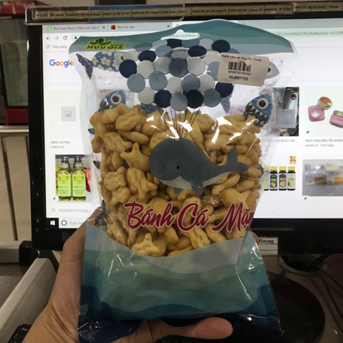 Bánh cá mặn Huu Gia foods 120g