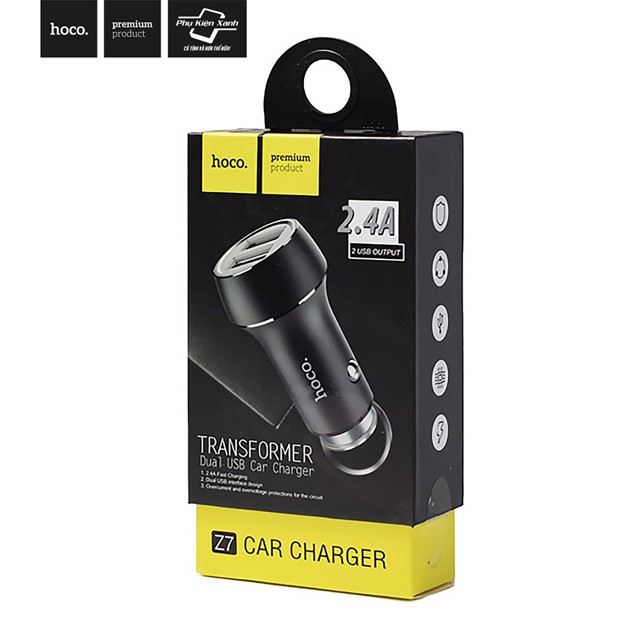 Tẩu sạc oto hoco Z4