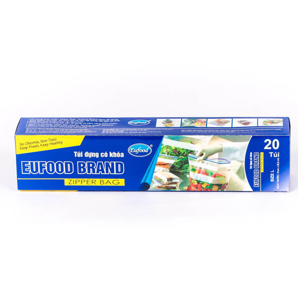 Túi Zip đựng TP EUF Size L 20pcs