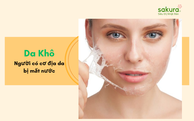 Cách giữ làn da bị khô