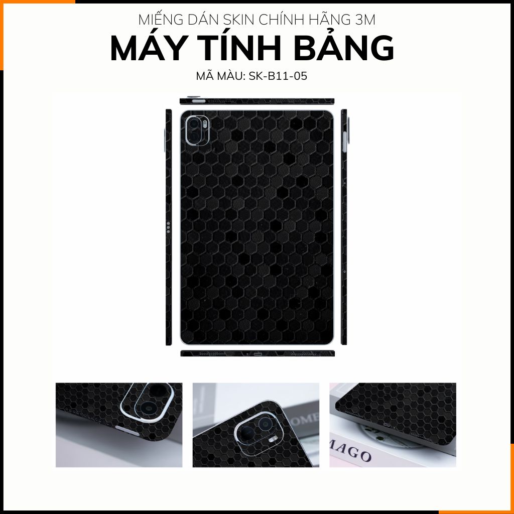 Dán skin máy tính bảng xiaomi, huawei, oppo, lenovo, google, microsoft, vivo  full body và camera chính hãng ORAFOL nhập khẩu từ ĐỨC MÁY TÍNH BẢNG  - HONEYCOMB BLACK -  SK B11 05 phụ kiện điện thoại huỳnh tân store