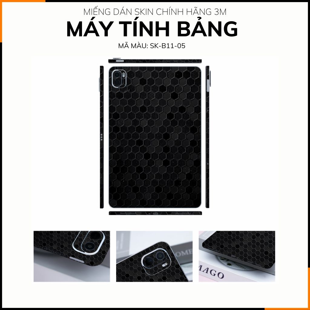 Dán skin máy tính bảng xiaomi, huawei, oppo, lenovo, google, microsoft, vivo full body và camera chính hãng ORAFOL nhập khẩu từ ĐỨC MÁY TÍNH BẢNG - HONEYCOMB BLACK - SK B11 05 phụ kiện điện thoại huỳnh tân store