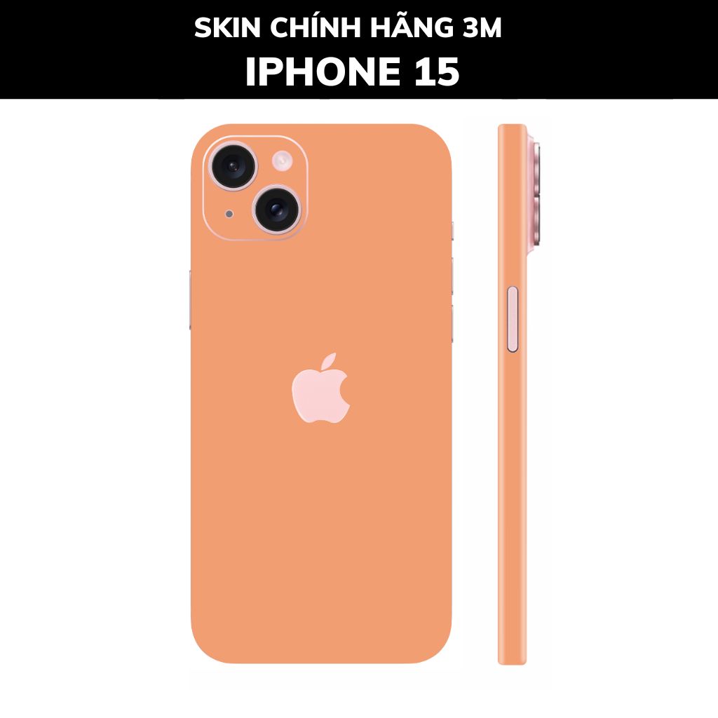 Dán skin điện thoại Iphone 15, Iphone 15 Plus full body và camera nhập khẩu chính hãng USA phụ kiện điện thoại huỳnh tân store - PASTEL ORANGE - Warp Skin Collection