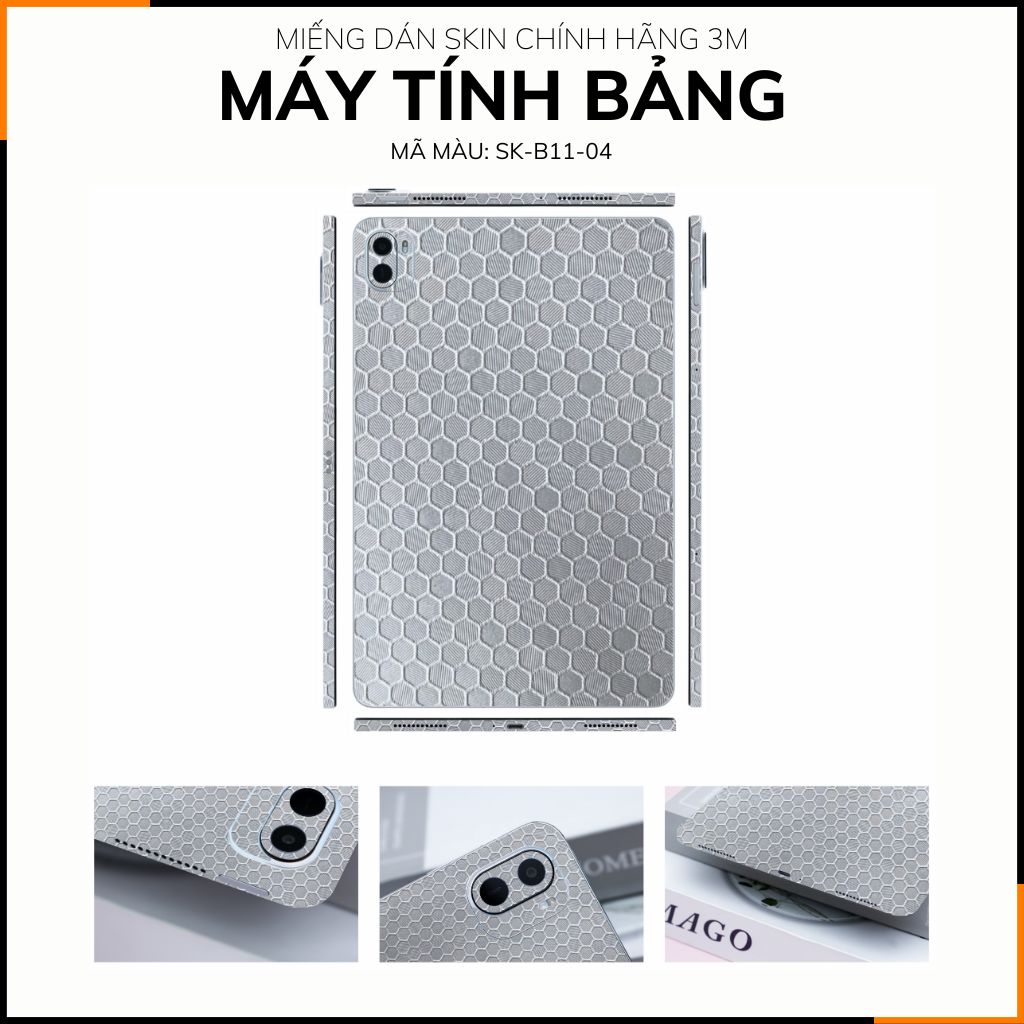 Dán skin máy tính bảng xiaomi, huawei, oppo, lenovo, google, microsoft, vivo  full body và camera chính hãng ORAFOL nhập khẩu từ ĐỨC MÁY TÍNH BẢNG  - HONEYCOMB WHITE -  SK B11 04 phụ kiện điện thoại huỳnh tân store