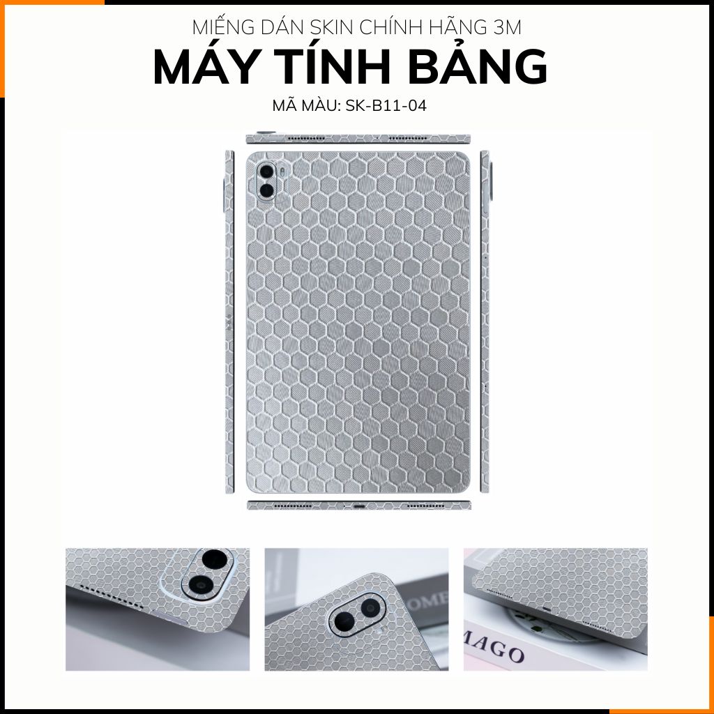Dán skin máy tính bảng xiaomi, huawei, oppo, lenovo, google, microsoft, vivo full body và camera chính hãng ORAFOL nhập khẩu từ ĐỨC MÁY TÍNH BẢNG - HONEYCOMB WHITE - SK B11 04 phụ kiện điện thoại huỳnh tân store