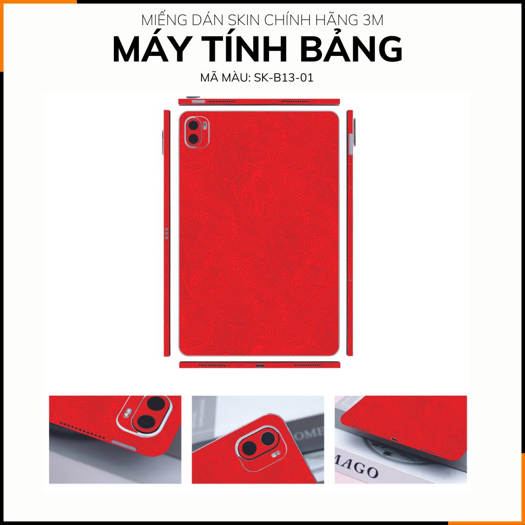 Dán skin máy tính bảng xiaomi, huawei, oppo, lenovo, google, microsoft, vivo  full body và camera chính hãng ORAFOL nhập khẩu từ ĐỨC MÁY TÍNH BẢNG  - MAP RED -  SK B13 01 phụ kiện điện thoại huỳnh tân store