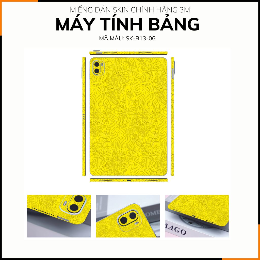 Dán skin máy tính bảng xiaomi, huawei, oppo, lenovo, google, microsoft, vivo full body và camera chính hãng ORAFOL nhập khẩu từ ĐỨC MÁY TÍNH BẢNG - MAP YELLOW - SK B13 06 phụ kiện điện thoại huỳnh tân store