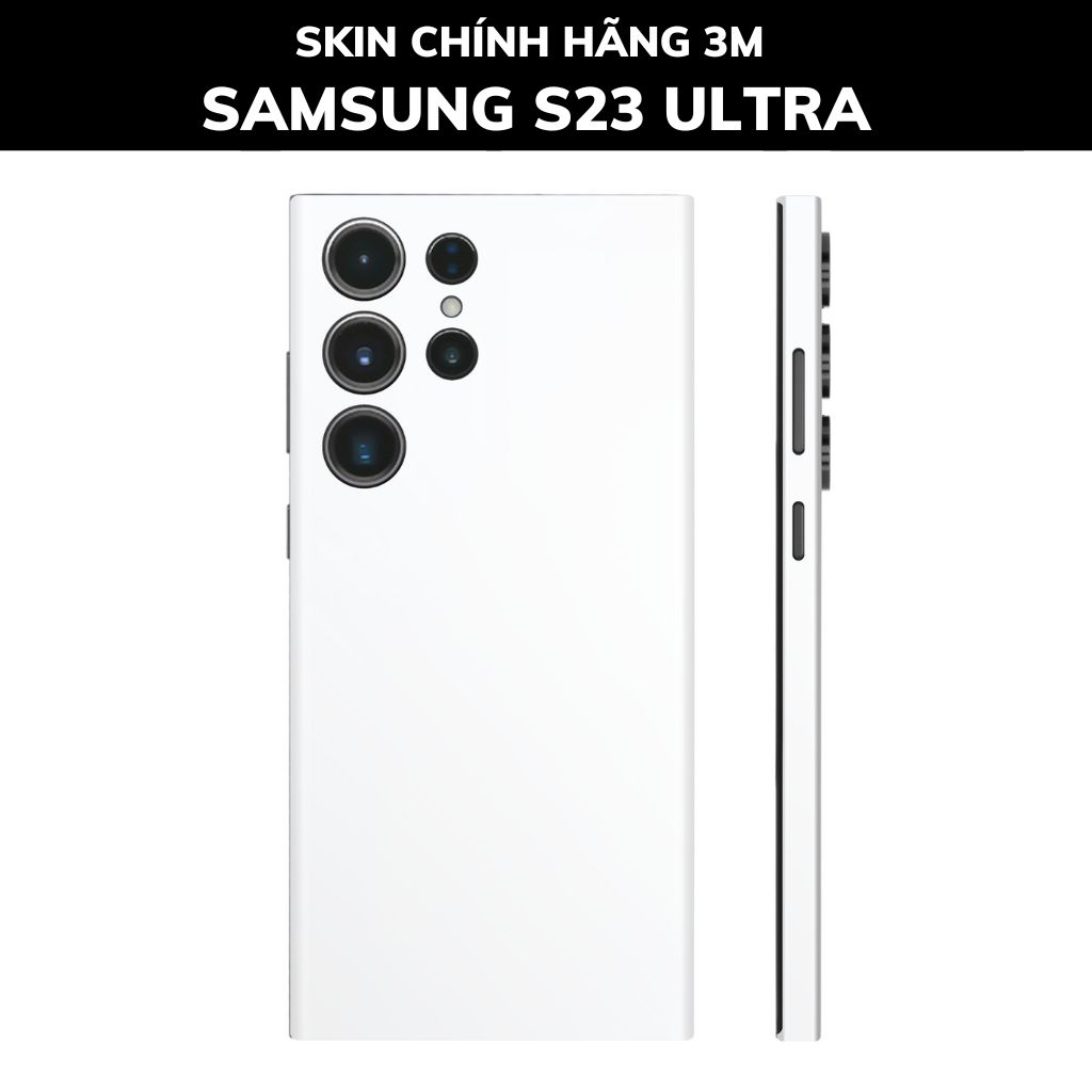 Dán skin điện thoại Samsung S23 Ultra full body và camera nhập khẩu chính hãng USA phụ kiện điện thoại huỳnh tân store - BẠC - SK A05 05 - Warp Skin Collection