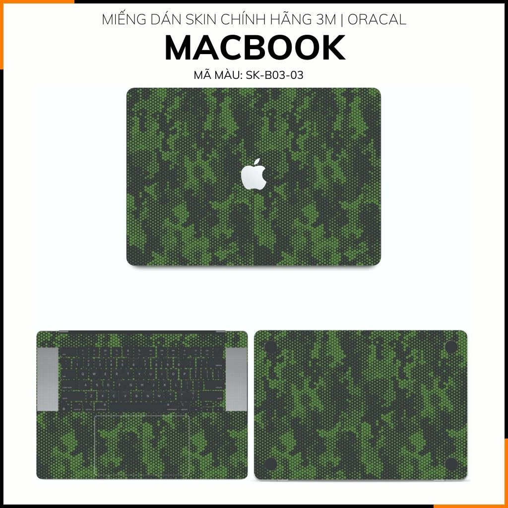 Dán skin macbook pro, macbook air chính hãng 3M nhập khẩu USA - SKIN 3M - MACBOOK - MAMBA GREEN - SK-B03-03 phụ kiện điện thoại huỳnh tân store