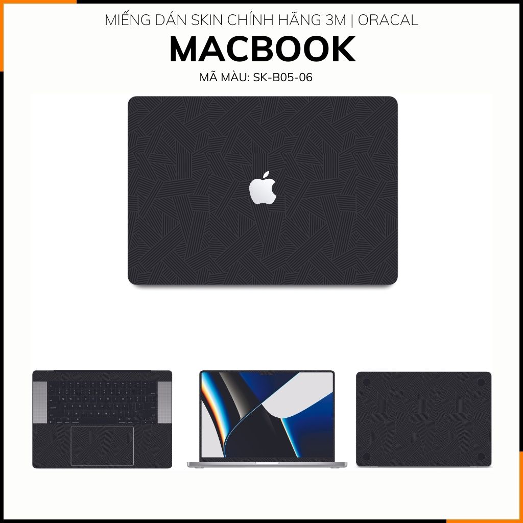Dán skin macbook pro, macbook air chính hãng 3M nhập khẩu USA - SKIN 3M - MACBOOK - PATTEN TEXTURE 06 - SK-B05-06 phụ kiện điện thoại huỳnh tân store