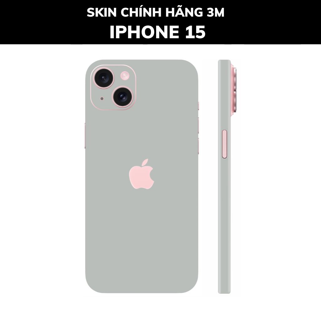 Dán skin điện thoại Iphone 15, Iphone 15 Plus full body và camera nhập khẩu chính hãng USA phụ kiện điện thoại huỳnh tân store - PASTEL BLACK - Warp Skin Collection