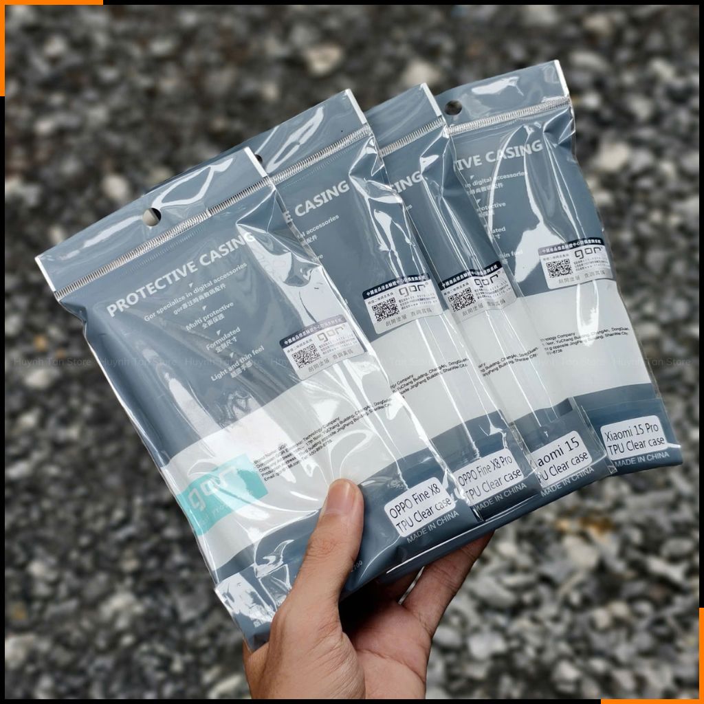 Ốp lưng Xiaomi MI 14T / Mi 14T Pro GOR trong suốt chính hãng bảo vệ camera phụ kiện huỳnh tân store