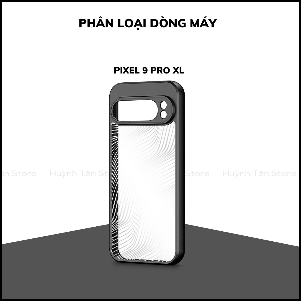 Ốp lưng google pixel 9 pro xl aimo chính hãng duxducis chống va đập trong suốt không ố vàng huỳnh tân store