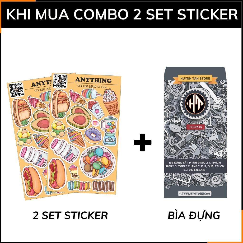 Hình sticker Anything ST O04 chống phai màu dán mũ bảo hiểm vali laptop điện thoại xe máy phụ kiện huỳnh tân store