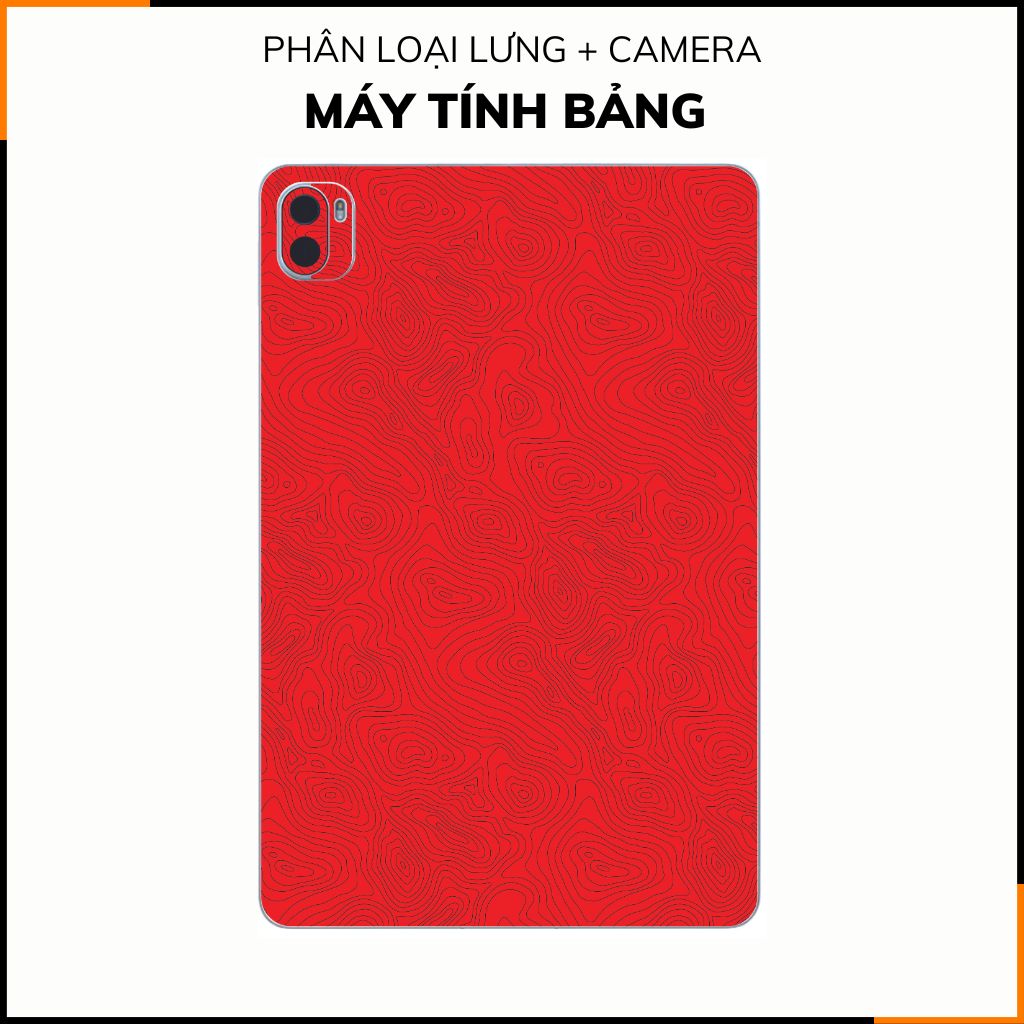 Dán skin máy tính bảng xiaomi, huawei, oppo, lenovo, google, microsoft, vivo full body và camera chính hãng ORAFOL nhập khẩu từ ĐỨC MÁY TÍNH BẢNG - MAP RED - SK B13 01 phụ kiện điện thoại huỳnh tân store