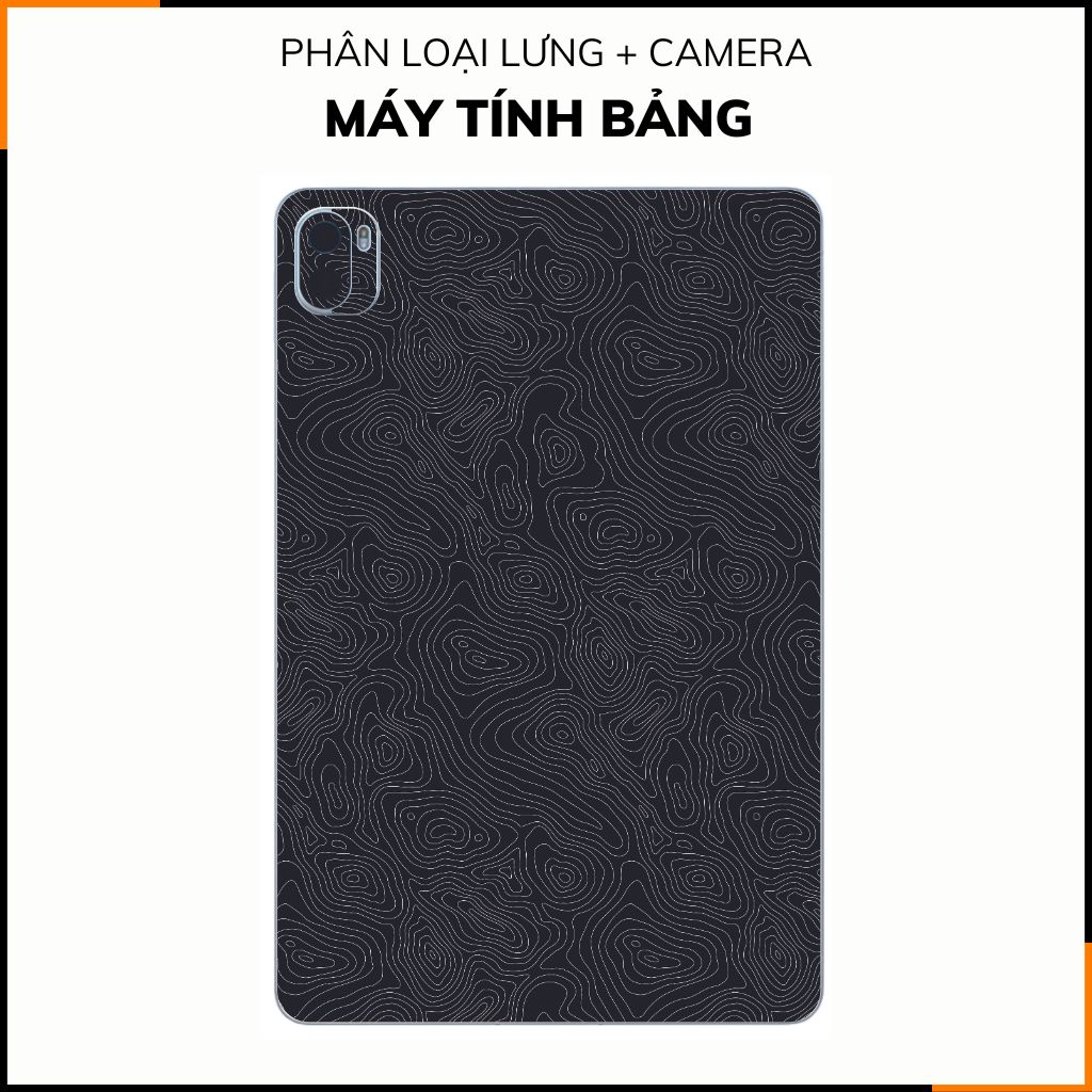 Dán skin máy tính bảng xiaomi, huawei, oppo, lenovo, google, microsoft, vivo  full body và camera chính hãng ORAFOL nhập khẩu từ ĐỨC MÁY TÍNH BẢNG  - MAP BLACK -  SK B13 02 phụ kiện điện thoại huỳnh tân store