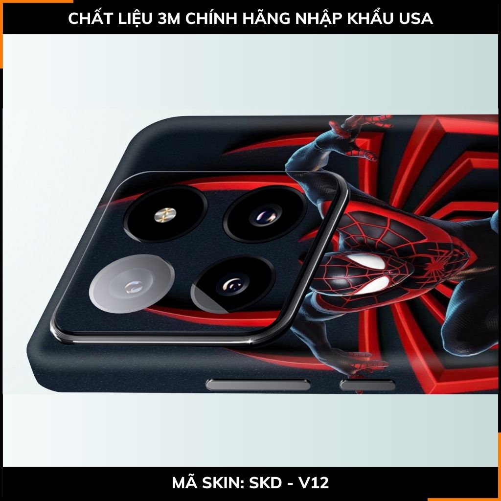 Dán skin điện thoại Xiaomi Mi 14 , Mi 14 Pro full body và camera nhập khẩu chính hãng USA in hình MERRY SPIDER MAN - SKD V12 phụ kiện điện thoại huỳnh tân store