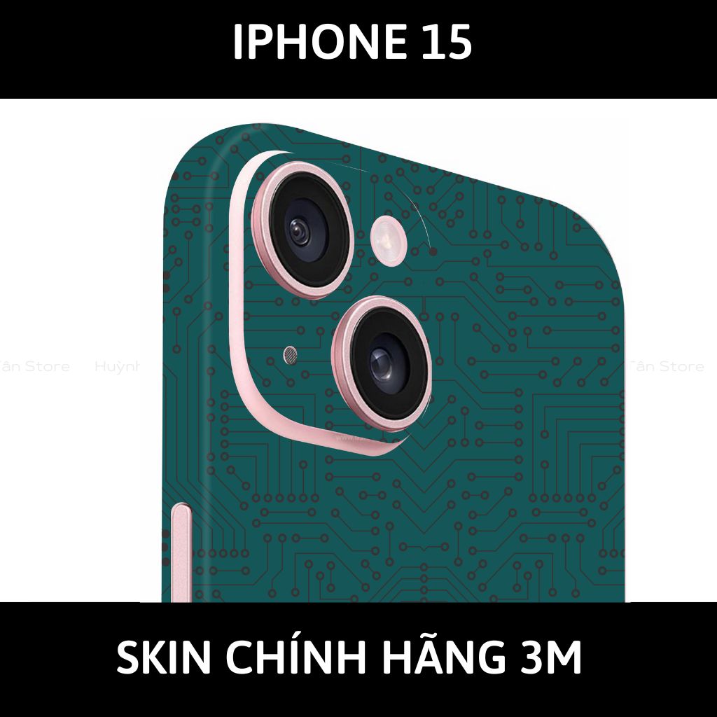 Dán skin điện thoại Iphone 15, Iphone 15 Plus full body và camera nhập khẩu chính hãng USA phụ kiện điện thoại huỳnh tân store - ELECTRIC GREEN - Warp Skin Collection
