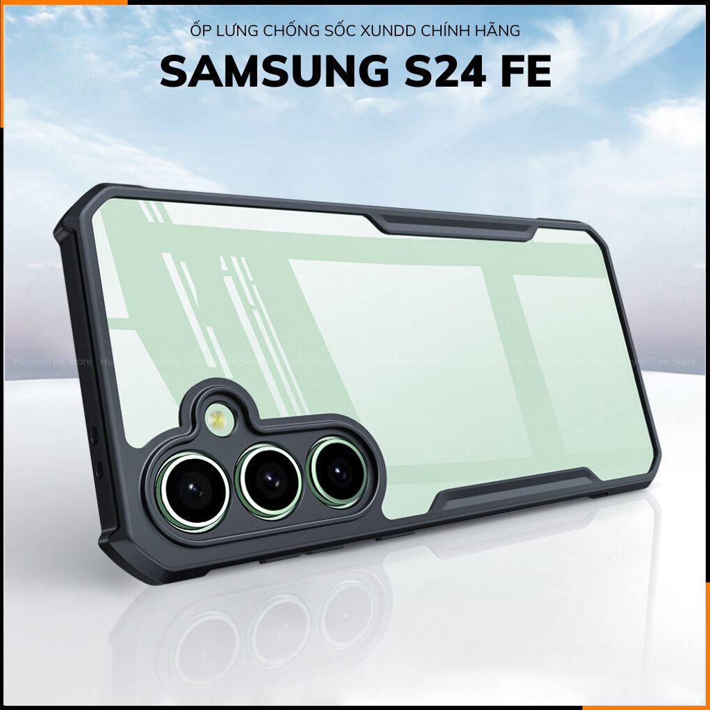 Ốp lưng Samsung S24 Fe chống sốc xundd bảo vệ camera chính hãng chống ố vàng phụ kiện điện thoại huỳnh tân store