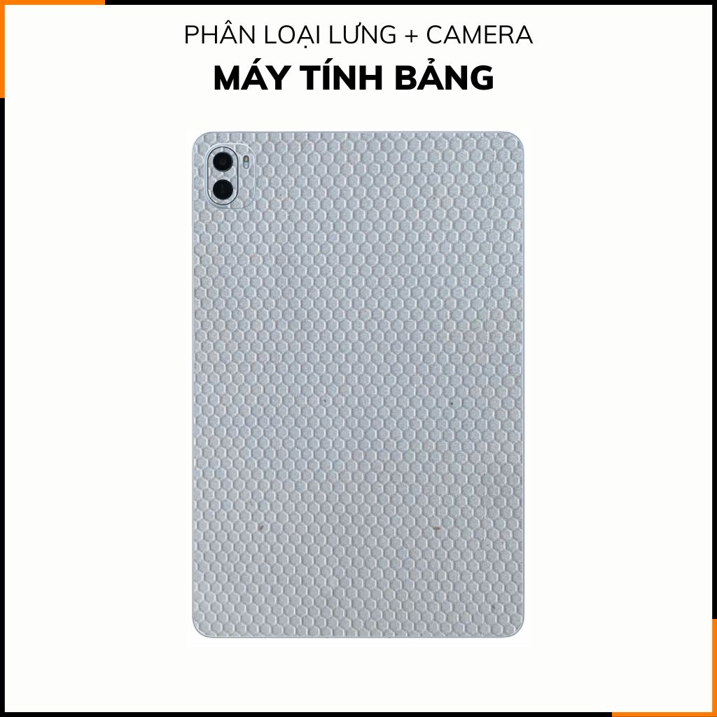 Dán skin máy tính bảng xiaomi, huawei, oppo, lenovo, google, microsoft, vivo full body và camera chính hãng ORAFOL nhập khẩu từ ĐỨC MÁY TÍNH BẢNG - MATRIX WHITE - SK B11 02 phụ kiện điện thoại huỳnh tân store