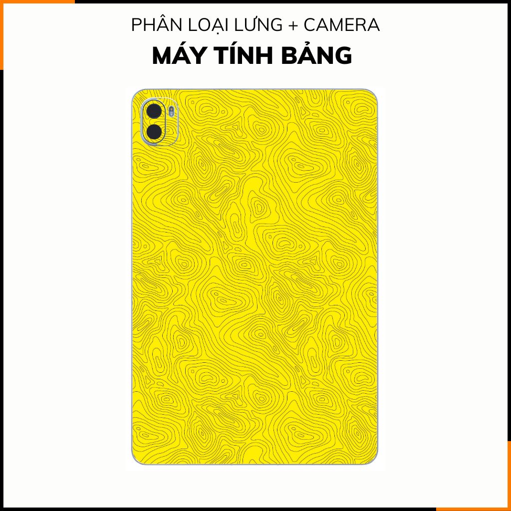 Dán skin máy tính bảng xiaomi, huawei, oppo, lenovo, google, microsoft, vivo  full body và camera chính hãng ORAFOL nhập khẩu từ ĐỨC MÁY TÍNH BẢNG  - MAP YELLOW -  SK B13 06 phụ kiện điện thoại huỳnh tân store