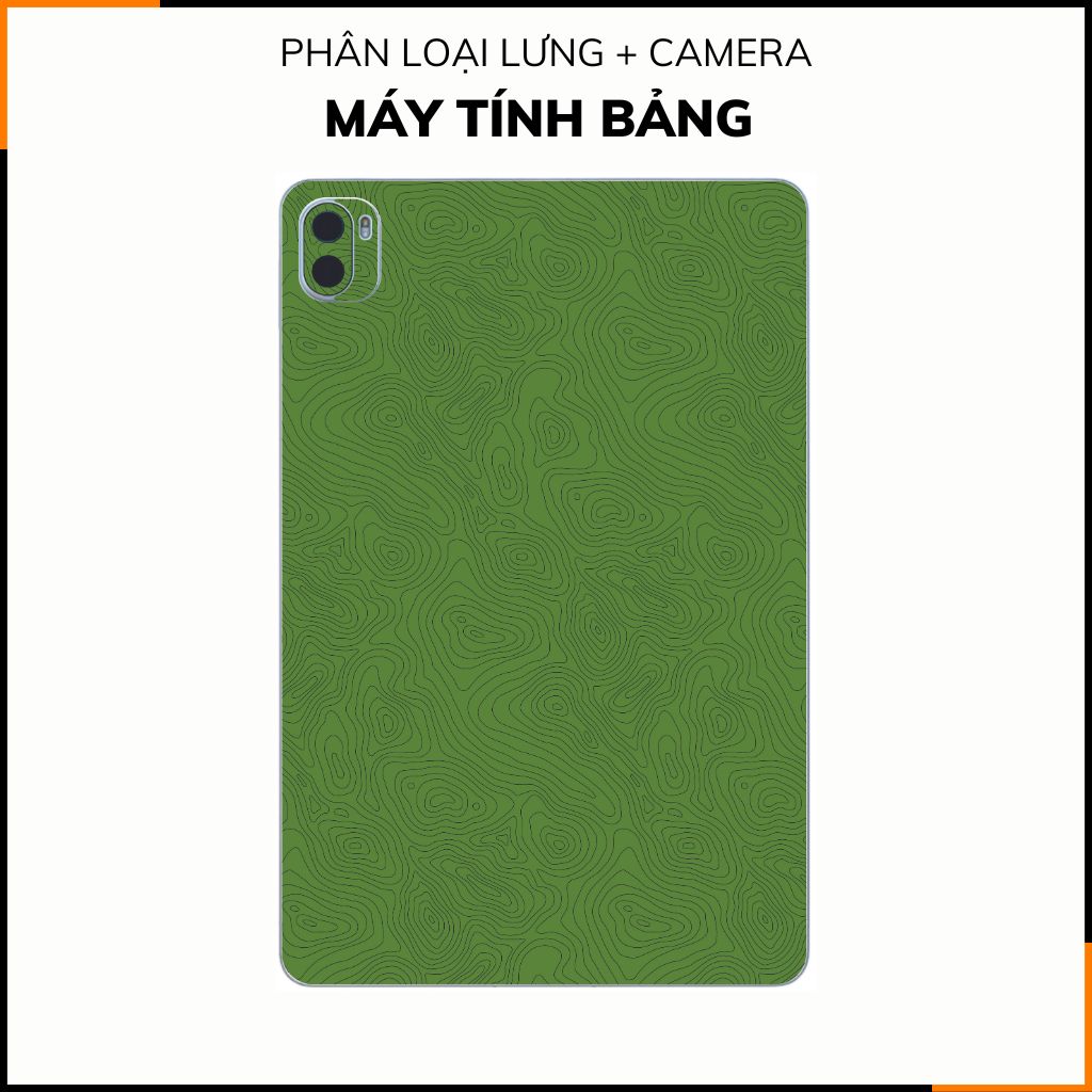 Dán skin máy tính bảng xiaomi, huawei, oppo, lenovo, google, microsoft, vivo full body và camera chính hãng ORAFOL nhập khẩu từ ĐỨC MÁY TÍNH BẢNG - MAP GREEN - SK B13 05 phụ kiện điện thoại huỳnh tân store