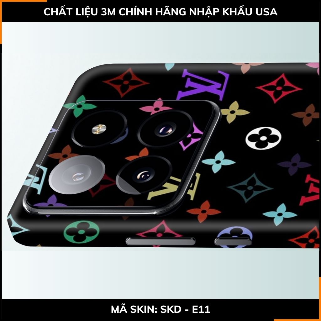 Dán skin điện thoại Xiaomi Mi 14 , Mi 14 Pro full body và camera nhập khẩu chính hãng USA in hình Thương Hiệu - SKD E11 phụ kiện điện thoại huỳnh tân store