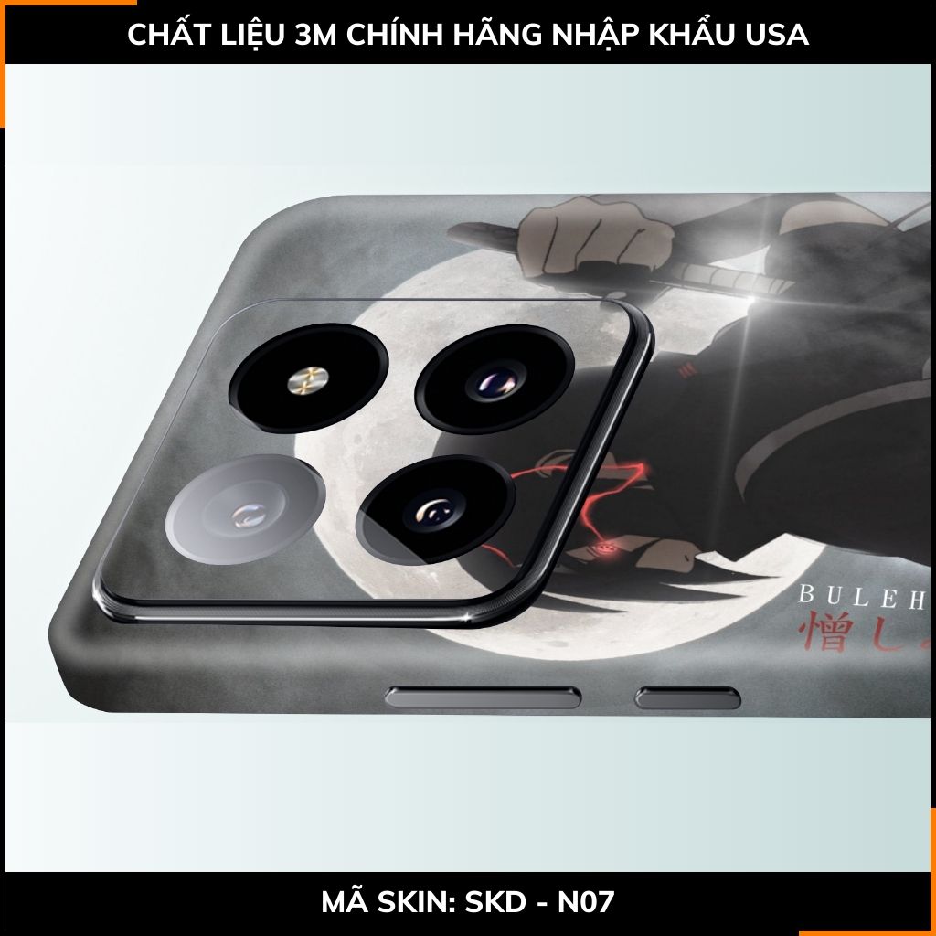 Dán skin điện thoại Xiaomi Mi 14 , Mi 14 Pro full body và camera nhập khẩu chính hãng USA in hình NARUTO - SKD N07 phụ kiện điện thoại huỳnh tân store