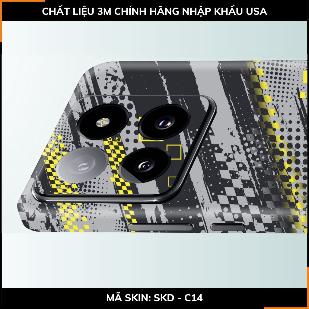 Dán skin điện thoại Xiaomi Mi 14 , Mi 14 Pro full body và camera nhập khẩu chính hãng USA in hình Motobiker - SKD C14 phụ kiện điện thoại huỳnh tân store