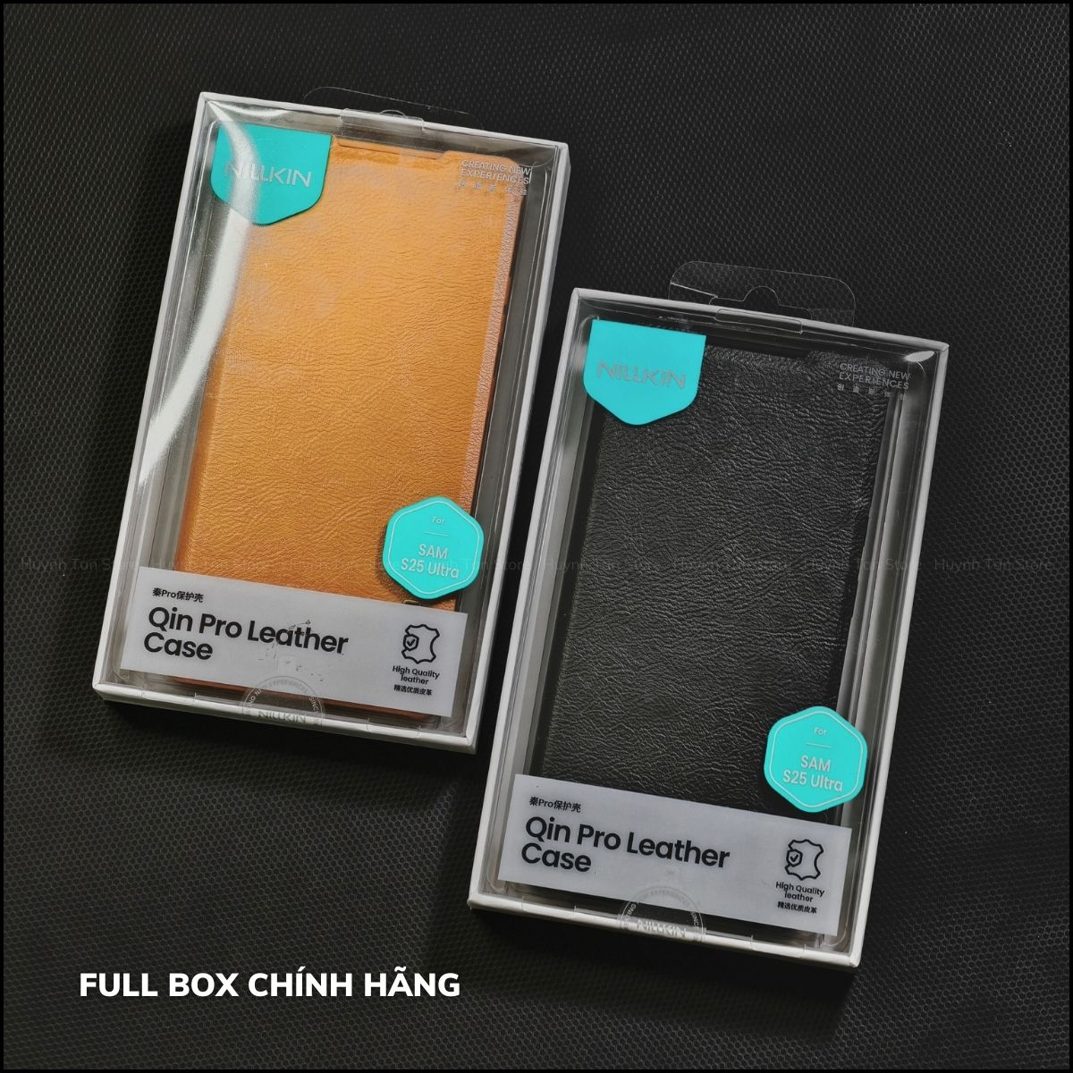 Bao da điện thoại Samsung Galaxy S25 Ultra kết hợp ví đựng thẻ chống sốc Nillkin QIN Pro