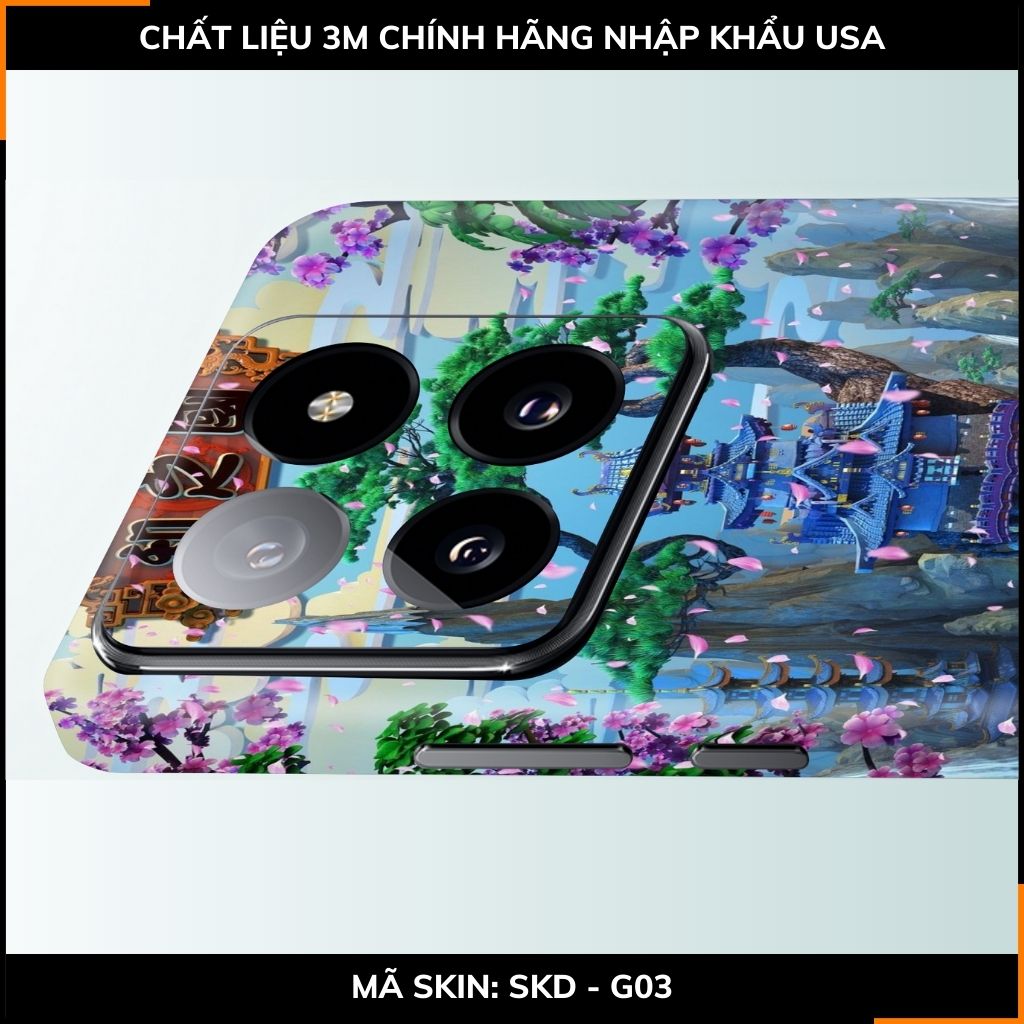 Dán skin điện thoại Xiaomi Mi 14 , Mi 14 Pro full body và camera nhập khẩu chính hãng USA in hình ONE PIECE - SKD G03 phụ kiện điện thoại huỳnh tân store