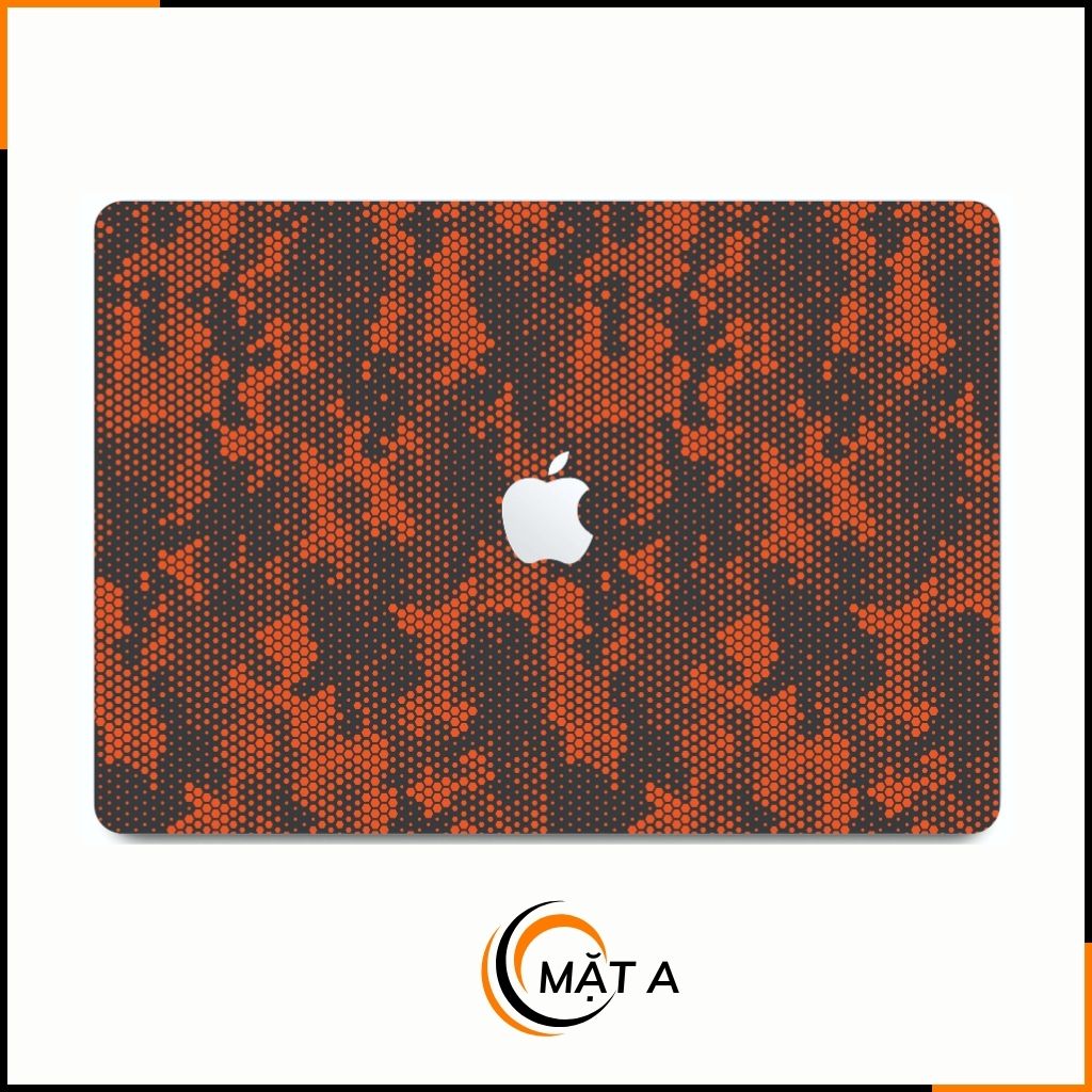 Dán skin macbook pro, macbook air chính hãng 3M nhập khẩu USA - SKIN 3M - MACBOOK - MAMBA ORANGE - SK-B03-07 phụ kiện điện thoại huỳnh tân store