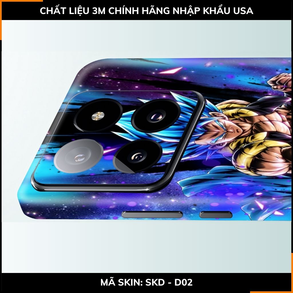 Dán skin điện thoại Xiaomi Mi 14 , Mi 14 Pro full body và camera nhập khẩu chính hãng USA in hình Dragon Ball - SKD D02 phụ kiện điện thoại huỳnh tân store