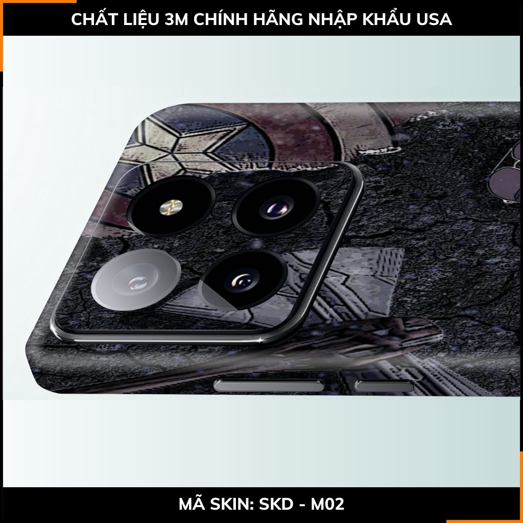 Dán skin điện thoại Xiaomi Mi 14 , Mi 14 Pro full body và camera nhập khẩu chính hãng USA in hình MAVEL - SKD M02 phụ kiện điện thoại huỳnh tân store