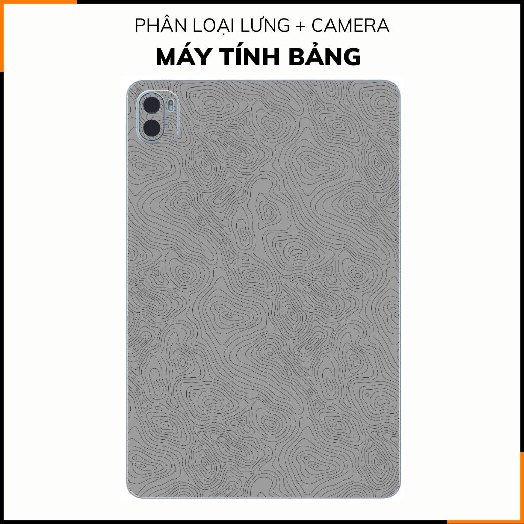 Dán skin máy tính bảng xiaomi, huawei, oppo, lenovo, google, microsoft, vivo  full body và camera chính hãng ORAFOL nhập khẩu từ ĐỨC MÁY TÍNH BẢNG  - MAP GREY -  SK B13 03 phụ kiện điện thoại huỳnh tân store