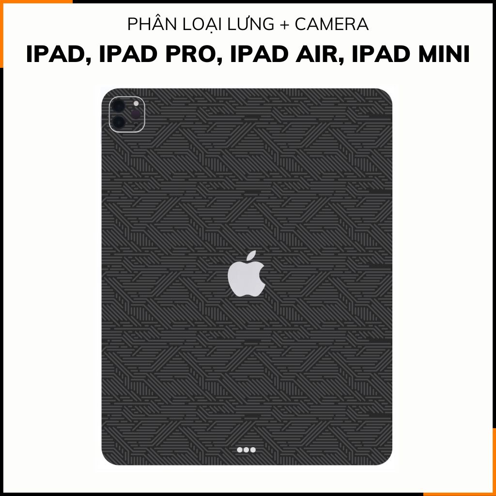 Dán skin ipad , ipad pro, ipad air , ipad mini full body và camera chính hãng 3M - PATTEN TEXTURE 02 - SK-B05-02 phụ kiện điện thoại huỳnh tân store