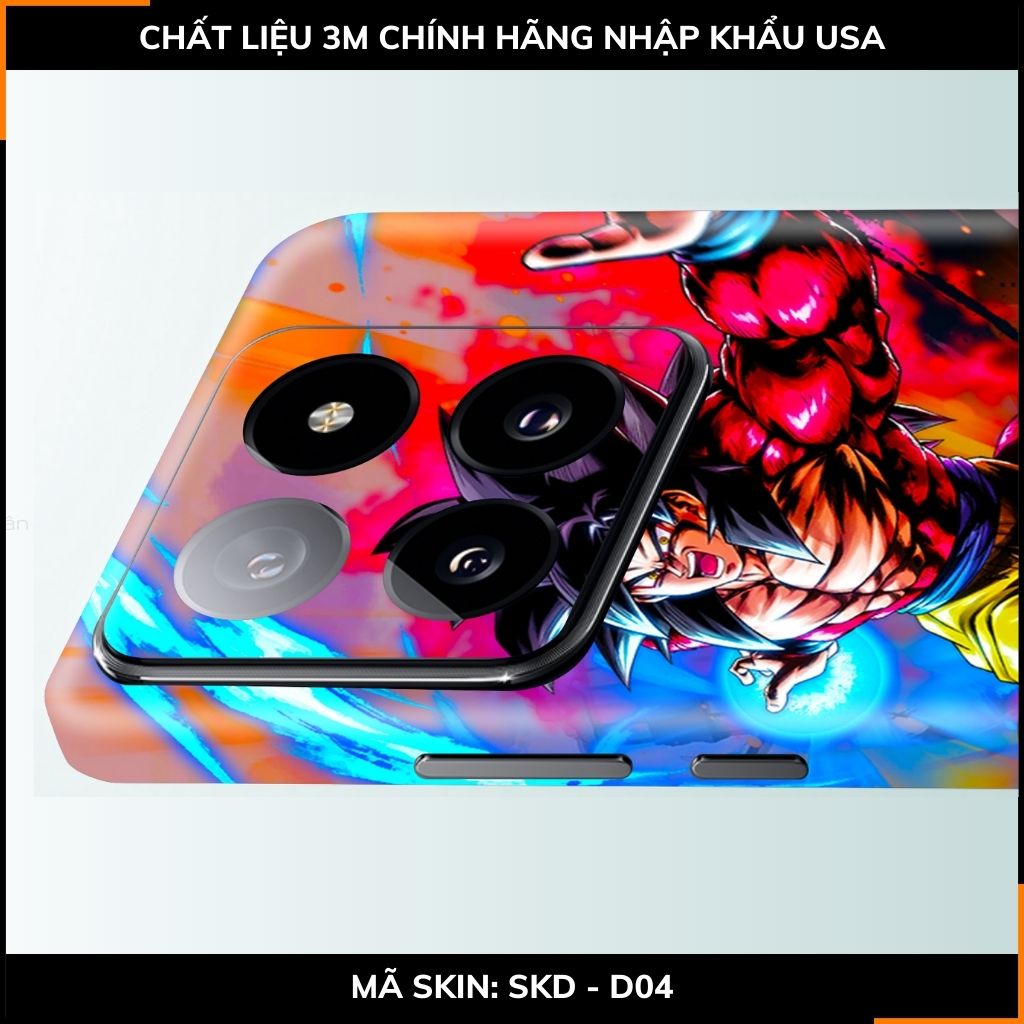Dán skin điện thoại Xiaomi Mi 14 , Mi 14 Pro full body và camera nhập khẩu chính hãng USA in hình Dragon Ball - SKD D04 phụ kiện điện thoại huỳnh tân store