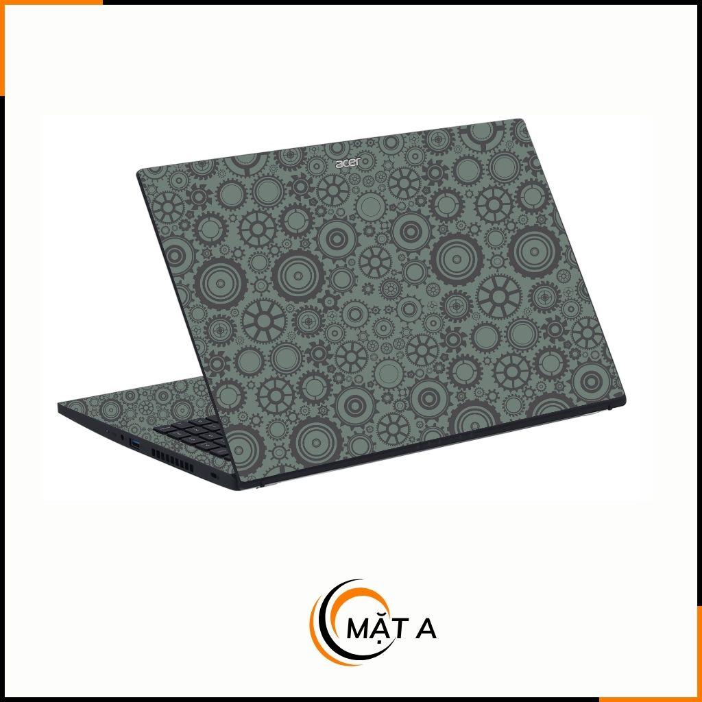 Dán skin laptop asus, dell , acer, hp, msi chính hãng ORAFOL nhập khẩu ĐỨC - SKIN 3M - LAPTOP - BÁNH RĂNG - SK-B10-01 phụ kiện điện thoại huỳnh tân store