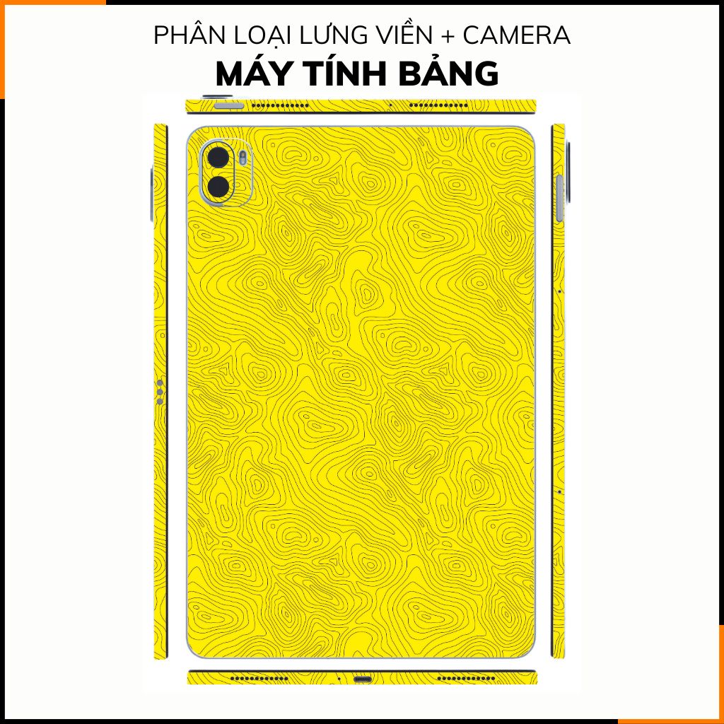 Dán skin máy tính bảng xiaomi, huawei, oppo, lenovo, google, microsoft, vivo  full body và camera chính hãng ORAFOL nhập khẩu từ ĐỨC MÁY TÍNH BẢNG  - MAP YELLOW -  SK B13 06 phụ kiện điện thoại huỳnh tân store