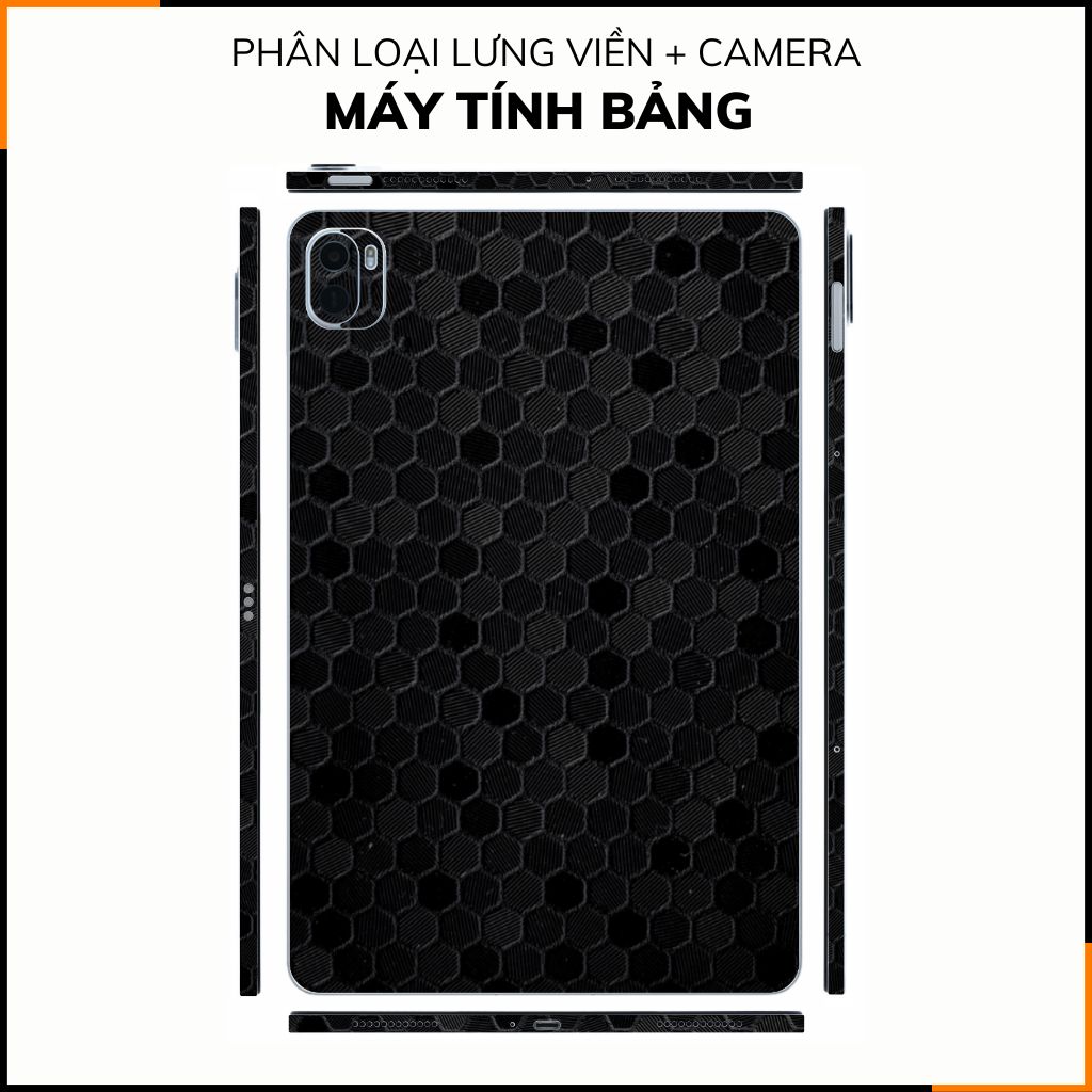 Dán skin máy tính bảng xiaomi, huawei, oppo, lenovo, google, microsoft, vivo  full body và camera chính hãng ORAFOL nhập khẩu từ ĐỨC MÁY TÍNH BẢNG  - HONEYCOMB BLACK -  SK B11 05 phụ kiện điện thoại huỳnh tân store