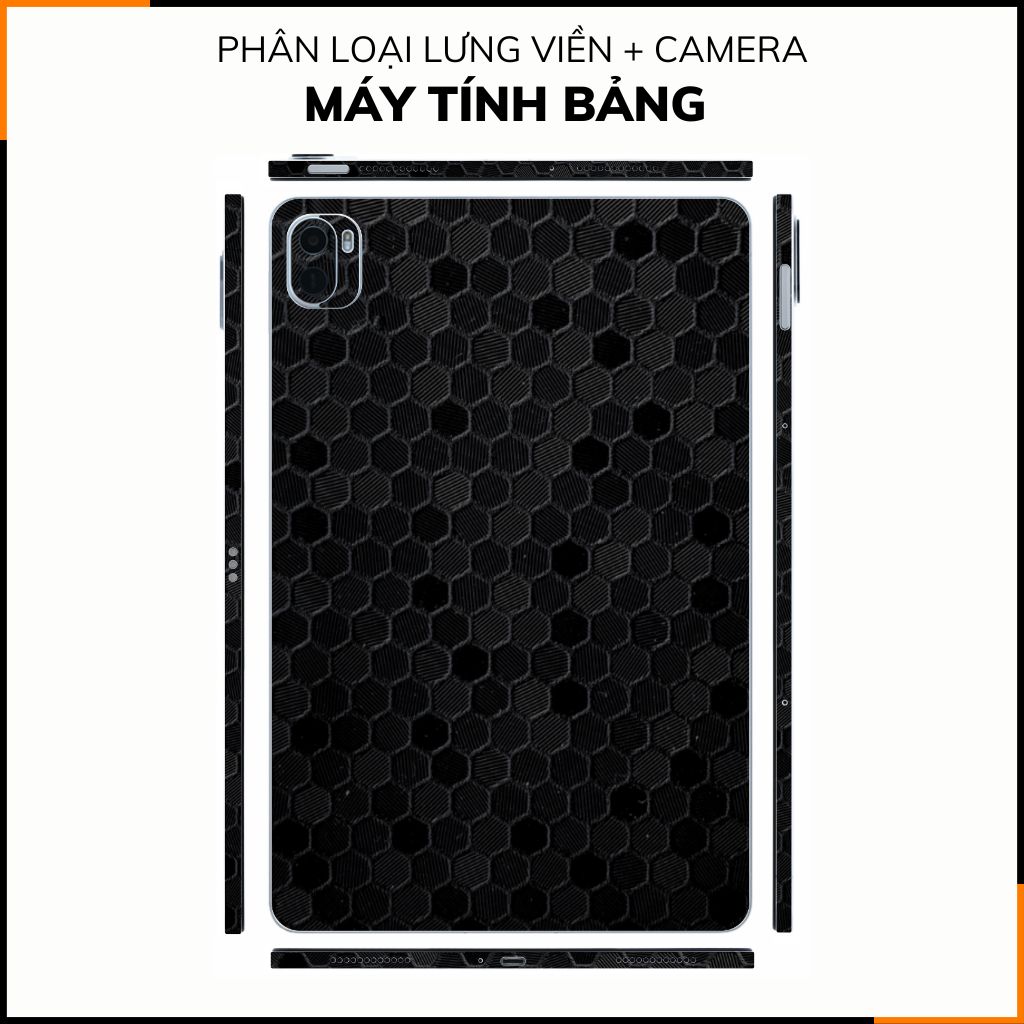 Dán skin máy tính bảng xiaomi, huawei, oppo, lenovo, google, microsoft, vivo full body và camera chính hãng ORAFOL nhập khẩu từ ĐỨC MÁY TÍNH BẢNG - HONEYCOMB BLACK - SK B11 05 phụ kiện điện thoại huỳnh tân store