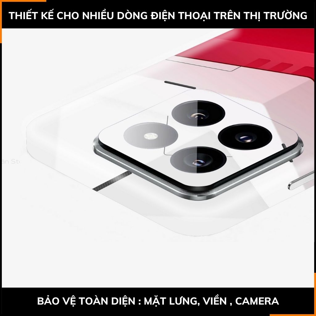 Dán skin điện thoại Xiaomi Mi 14 , Mi 14 Pro full body và camera nhập khẩu chính hãng USA in hình UNIQUE - SKD W04 phụ kiện điện thoại huỳnh tân store