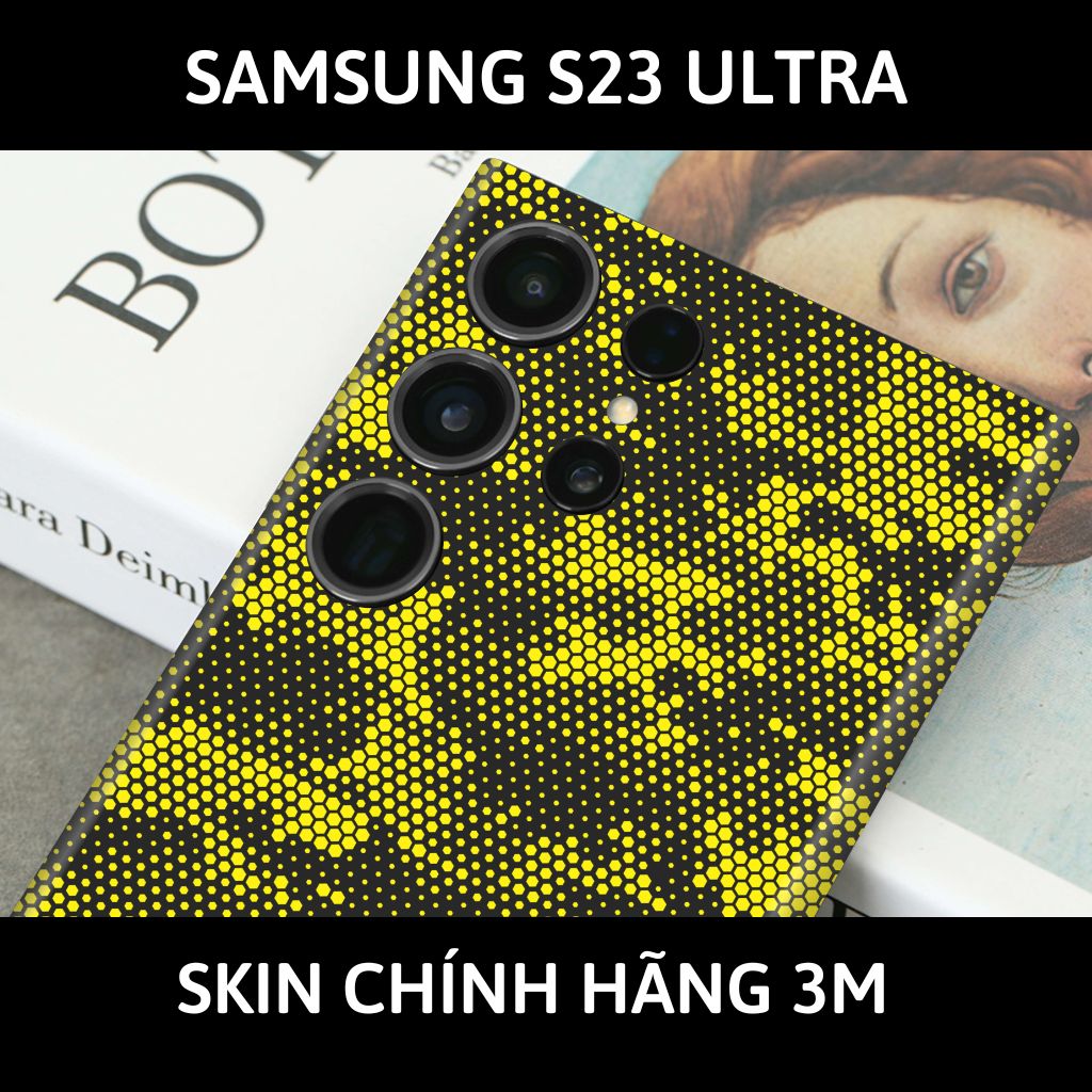 Dán skin điện thoại Samsung S23 Ultra full body và camera nhập khẩu chính hãng USA phụ kiện điện thoại huỳnh tân store - MAMBA YELLOW - Warp Skin Collection