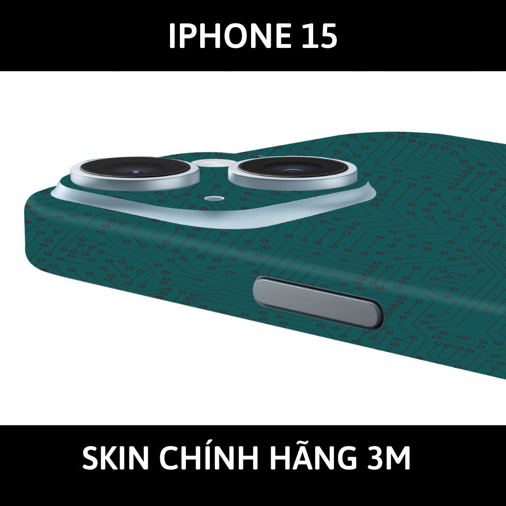 Dán skin điện thoại Iphone 15, Iphone 15 Plus full body và camera nhập khẩu chính hãng USA phụ kiện điện thoại huỳnh tân store - ELECTRIC GREEN - Warp Skin Collection