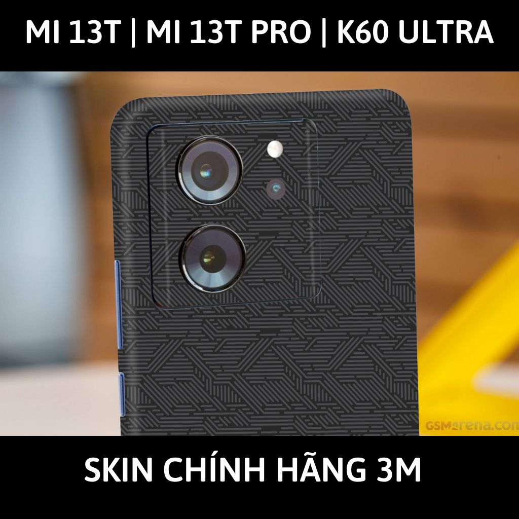 Dán skin điện thoại Mi 13T | Mi 13T Pro  | K60 Ultra full body và camera nhập khẩu chính hãng USA phụ kiện điện thoại huỳnh tân store -  PATTEN TEXTURE 02 - Warp Skin Collection