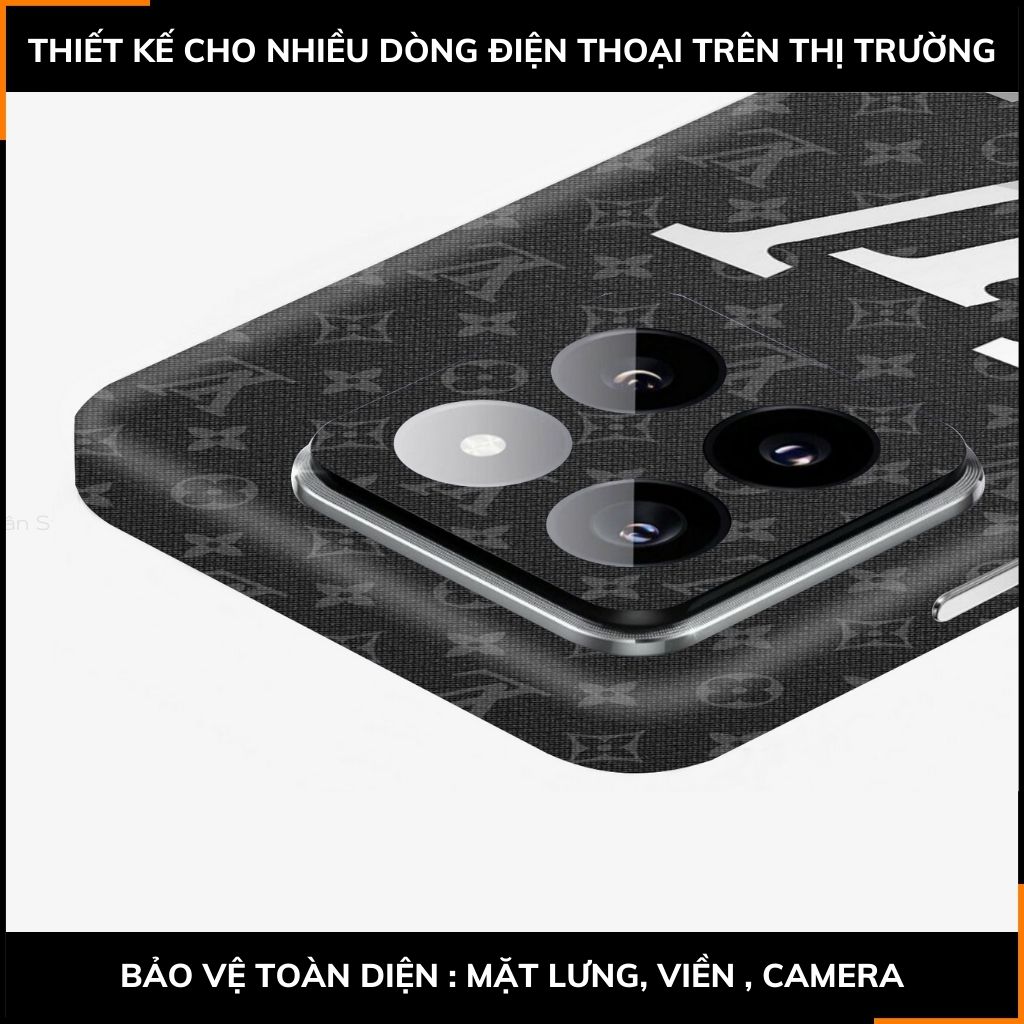 Dán skin điện thoại Xiaomi Mi 14 , Mi 14 Pro full body và camera nhập khẩu chính hãng USA in hình Thương Hiệu - SKD E01 phụ kiện điện thoại huỳnh tân store