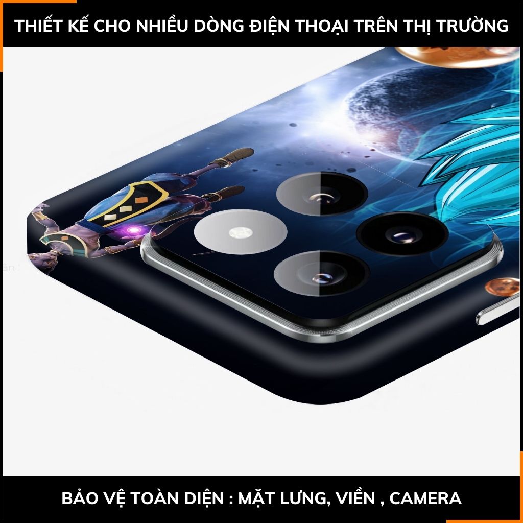 Dán skin điện thoại Xiaomi Mi 14 , Mi 14 Pro full body và camera nhập khẩu chính hãng USA in hình Dragon Ball - SKD D05 phụ kiện điện thoại huỳnh tân store