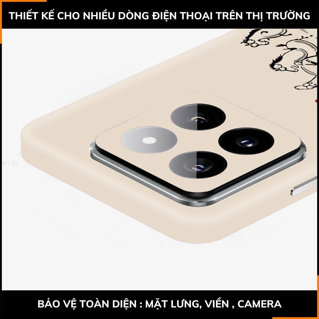 Dán skin điện thoại Xiaomi Mi 14 , Mi 14 Pro full body và camera nhập khẩu chính hãng USA in hình UNIQUE - SKD W17 phụ kiện điện thoại huỳnh tân store