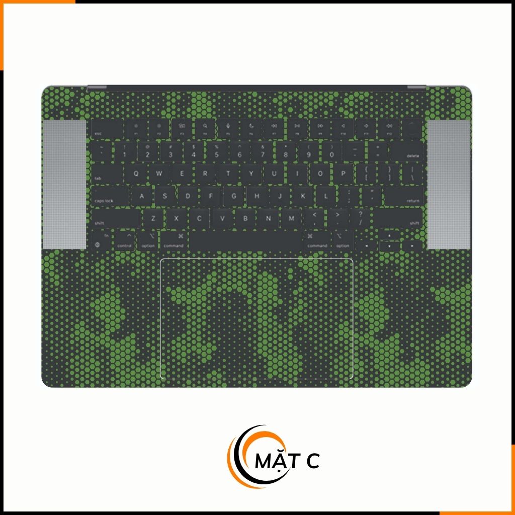 Dán skin macbook pro, macbook air chính hãng 3M nhập khẩu USA - SKIN 3M - MACBOOK - MAMBA GREEN - SK-B03-03 phụ kiện điện thoại huỳnh tân store