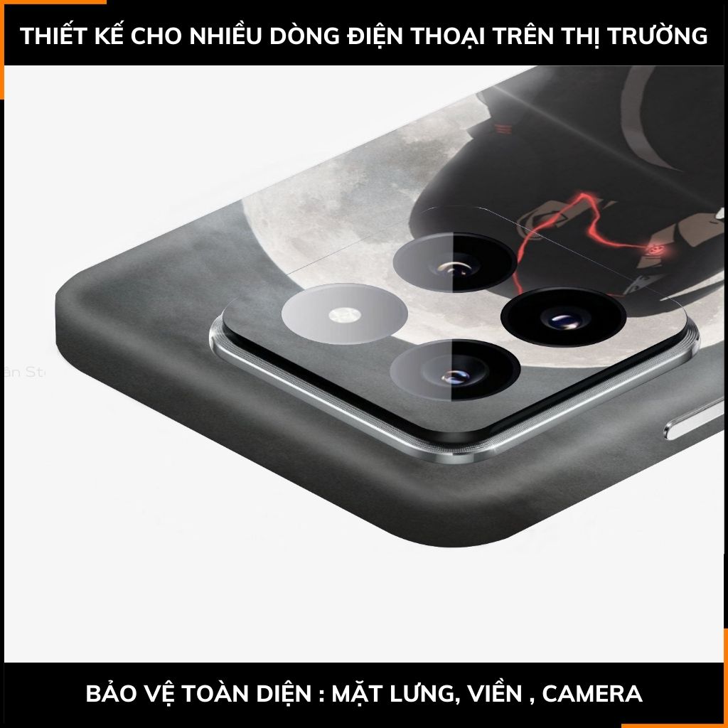 Dán skin điện thoại Xiaomi Mi 14 , Mi 14 Pro full body và camera nhập khẩu chính hãng USA in hình NARUTO - SKD N07 phụ kiện điện thoại huỳnh tân store